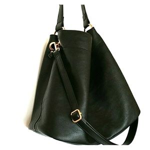 Hobo bag.  Vegan leather.